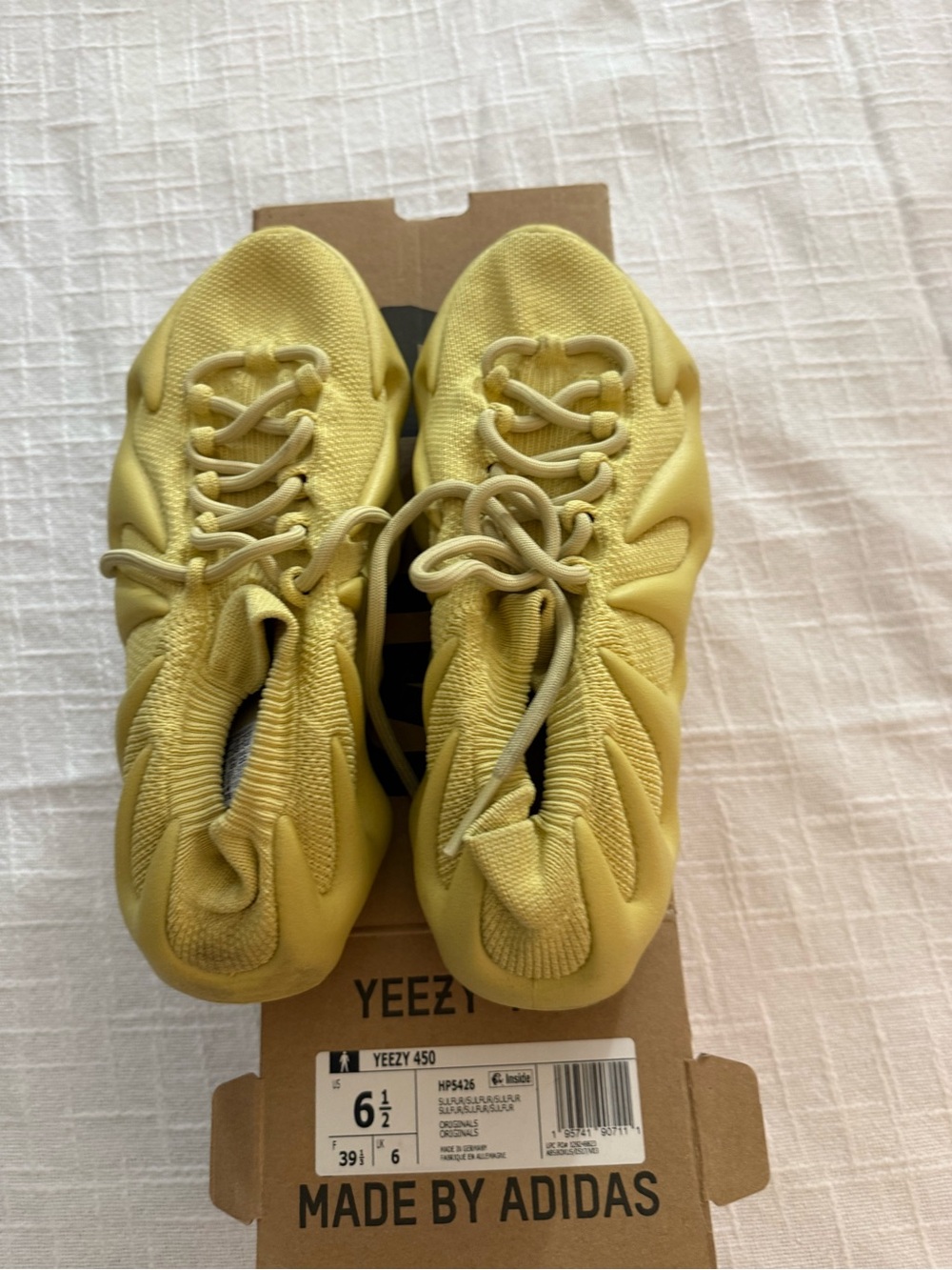 Yeezy Kids 450 Sneakers in Yellow